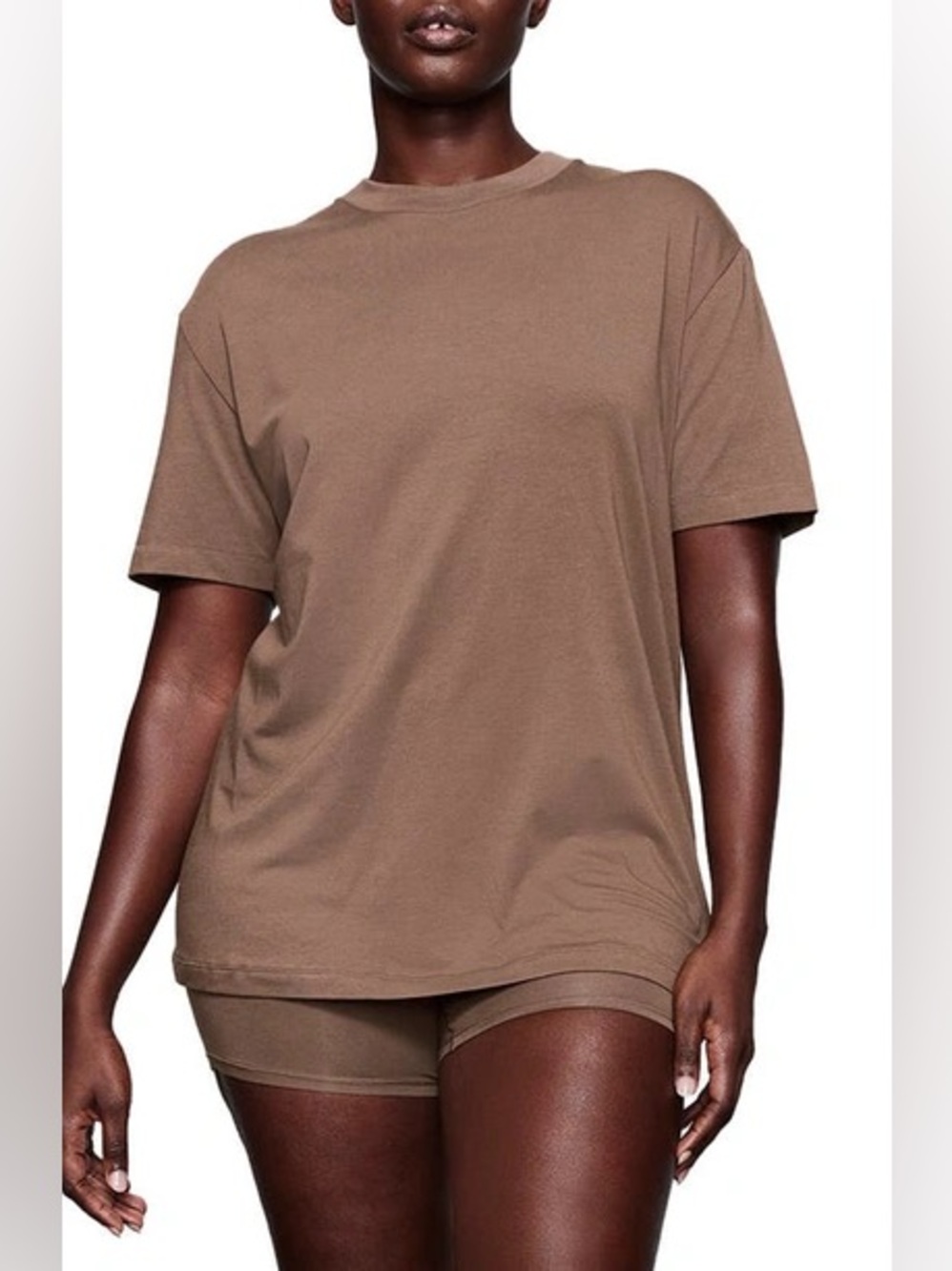 Skims Boyfriend T-Shirt - Oxide